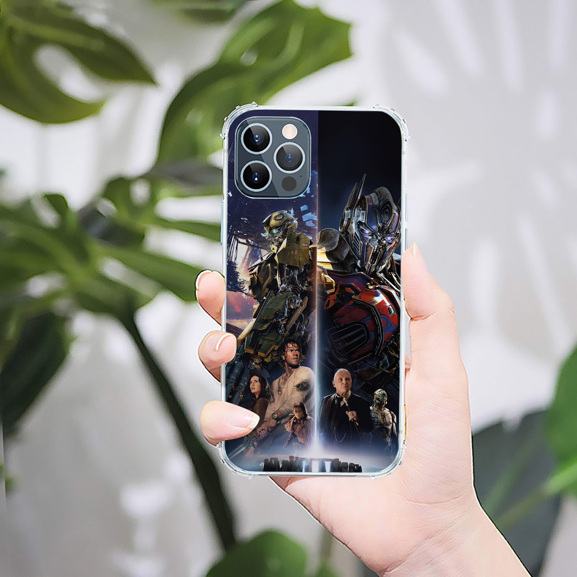 （画像用） Transformers トランスフォーマー 【iPhone 12シリーズ対応】透明スマホケース（クリアソフトケース）